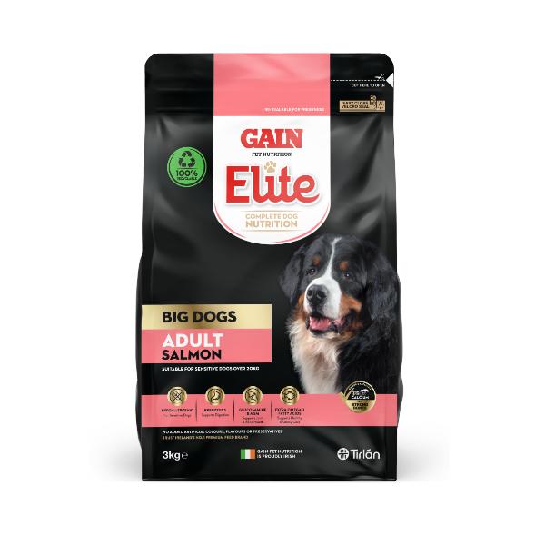 Gain Elite Big Dogs Adult Salmon 3Kg