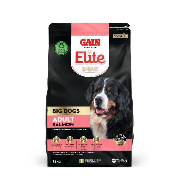 Gain Elite Big Dogs Adult Salmon 12Kg