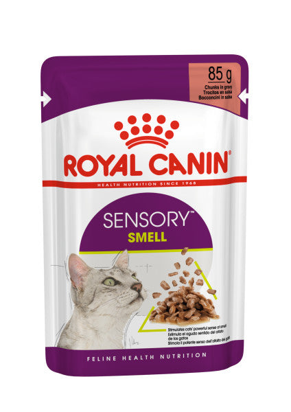 Royal Canin Sensory Smell Cat Food in Gravey 85g