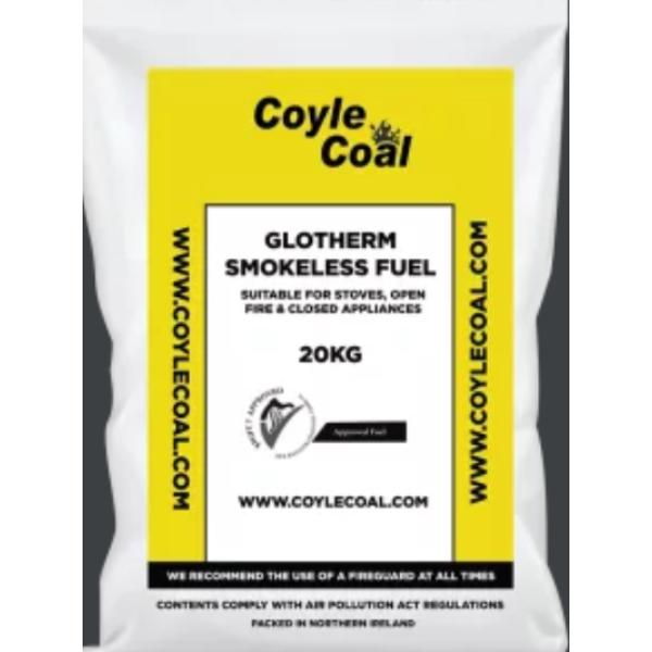 Glotherm 20Kg (Approved Smokeless) Coal
