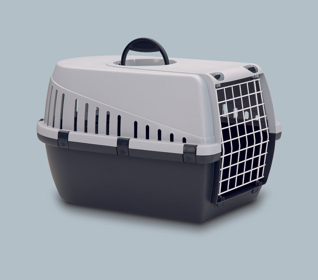 Savic Light Grey Dog Pet Carrier