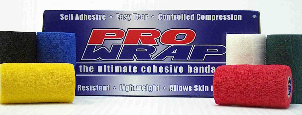 Pro Wrap Equine Cohesive Bandage 10Cm - Blue
