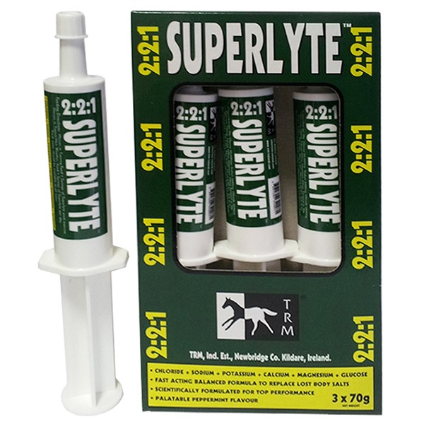 Superlyte  Equine Syringe 3 X 70G
