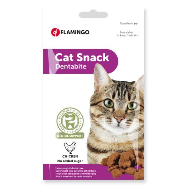 Flamingo Cat Snack Dentabites Chicken 50Gram