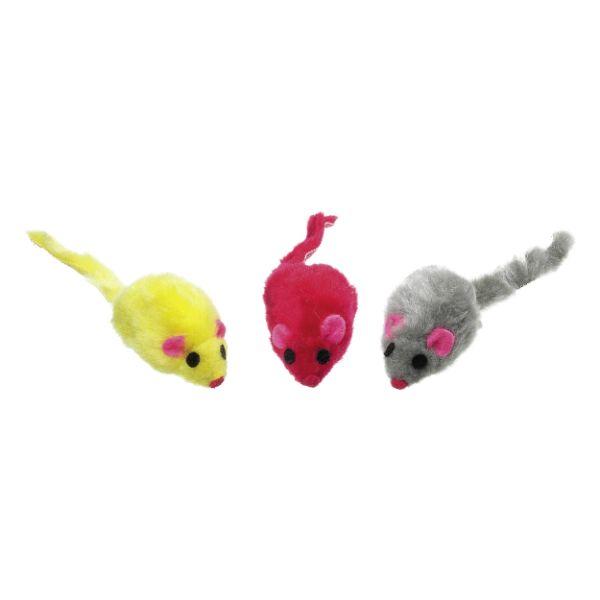 Flamingo Plushmice 9 piece In A Blisterpack