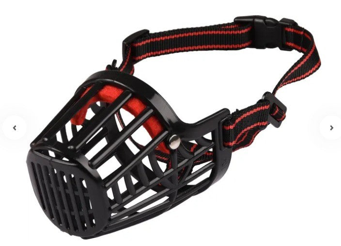 Muzzle Silas Black L Neck 38-52Cm / Nose 5,5X7cm