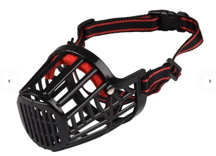 Muzzle Silas Black Xl Neck 45-62Cm / Nose 6X9,5cm