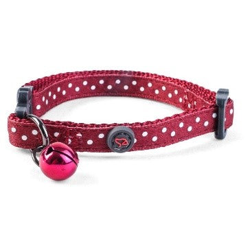 Red Polka Cat Collar