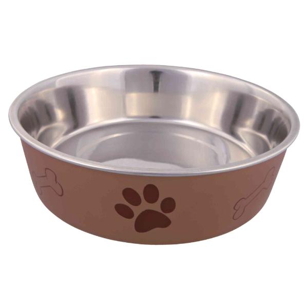 Stainless Steel Bowl Plastic Coat 21Cm