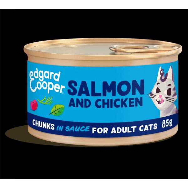 Cat Adu Chunks Sal/Chick 85g