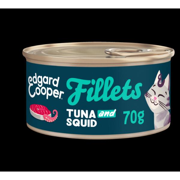 Cat Adult Fillets Tuna/Squid 70g