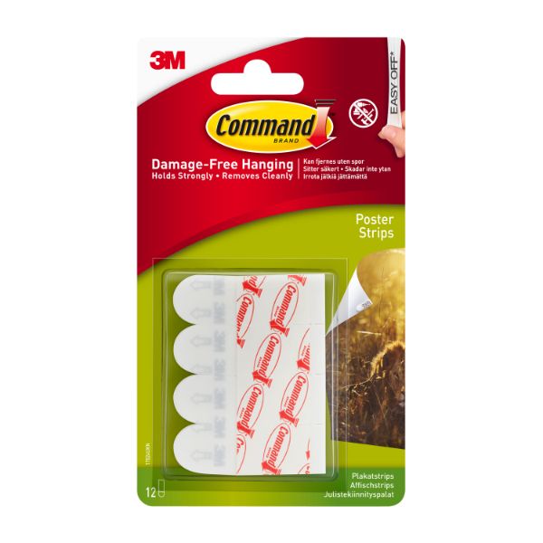 3M Command Poster Strips - 12&
