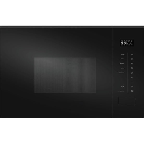 NordMende NM20BL Built In Slim-Depth Microwave & Grill Black 20L