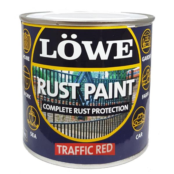 Lowe Metal & Machinery Paint Red 500ml