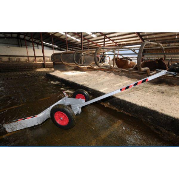 Galvanised Wheelie Scraper WSC1