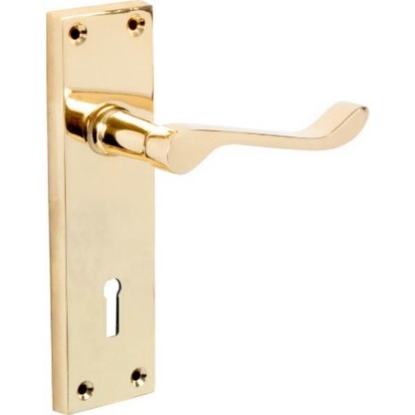 Eclipse Victorian Electro Brass Door Handle