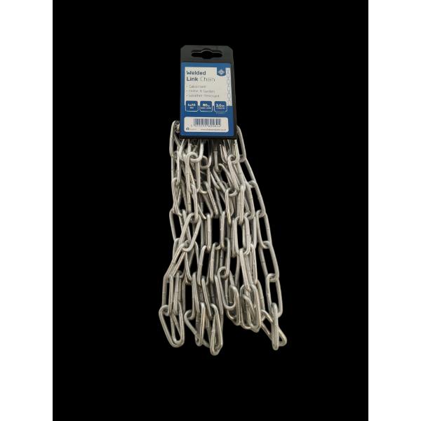 Chain Long Link 4 x 32mm Galvanised 2M Length