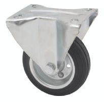 Fixed Rubber Castor