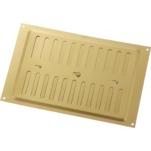 Map Aluminium Hit & Miss Vent Gold 9"x 6 "(229mm x 152mm)