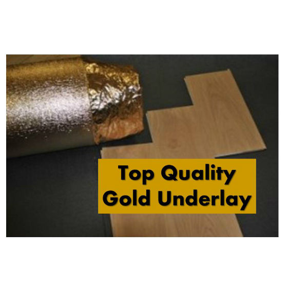 Comfort Gold Underlay 15mX1m (5mm)
