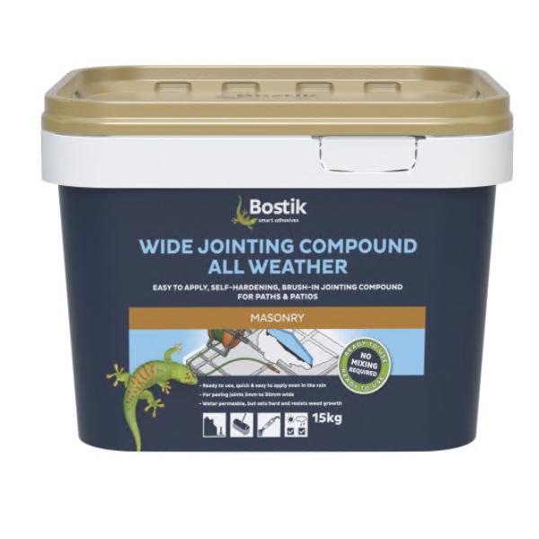 Bostik All-weather Wide Joint Compound Natural 15kg
