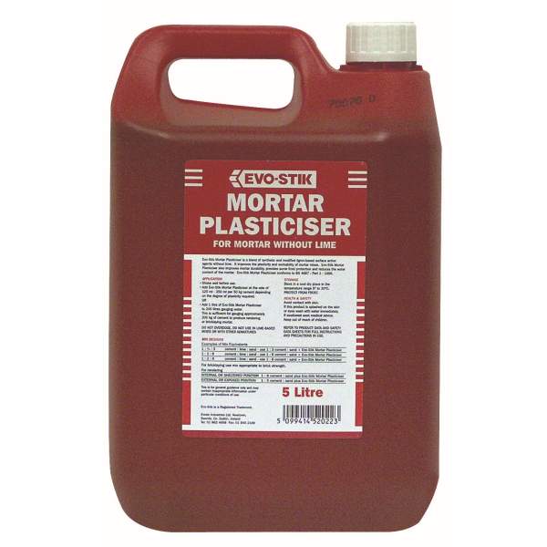 Evode Mortar Plasticiser 5Lt