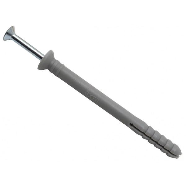 Rawl Hammer-In Fixing 6X70mm 21-522