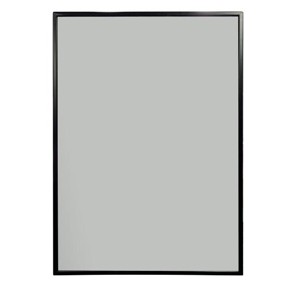 Tema Porto Black Framed Rectangular Mirror 70X50