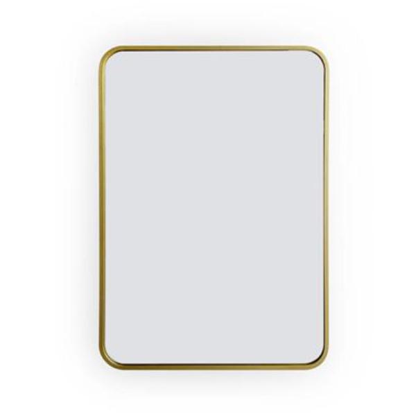 TEMA PORTO FRAMED RECTANGULAR MIRROR 70X50 GOLD