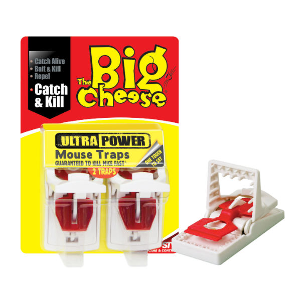 Big Cheese Ultra Power Mouse Trap 2 Pack