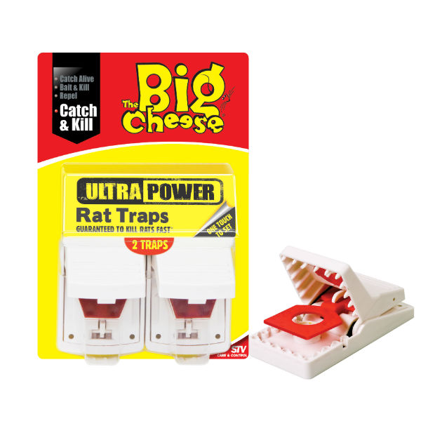 Big Cheese Ultra Power Rat Trap 2 Pack