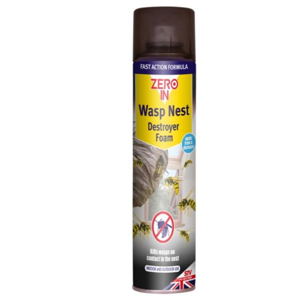 Zero In Wasp Nest Killer Foam Aerosol 300ml
