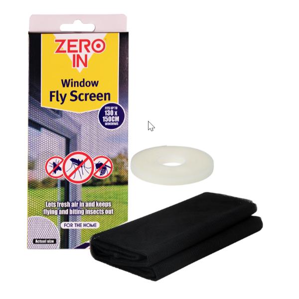 Zero In Window Fly Screen Charcoal