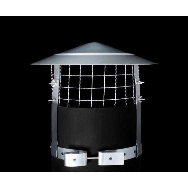 SHL Anti Bird/Anti Rain Chimney Cowl 8" Terracotta