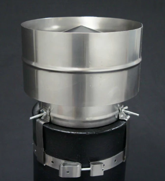 SHL H Anti Down Draught Chimney Cowl 8"