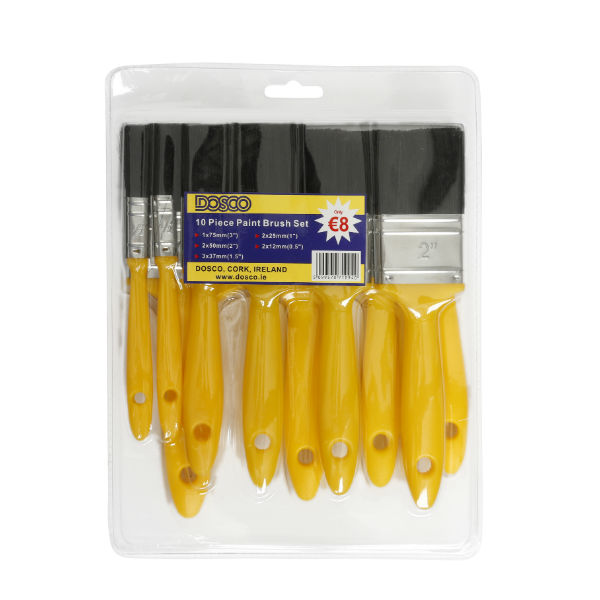 Dosco 10 Piece Paint Brush Set