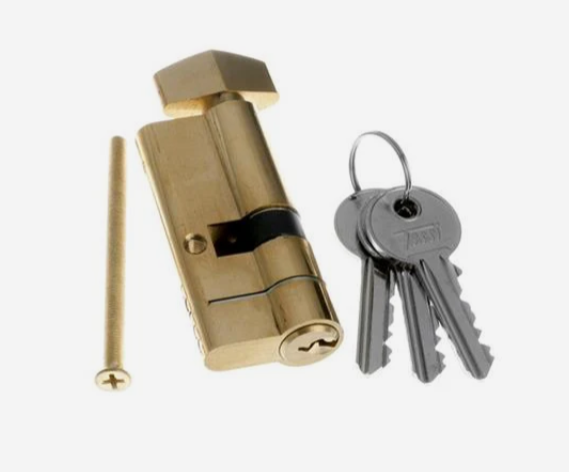 Tessi"Snap Safe"E/P Cylinderthumb Turn 40/30 Brass
