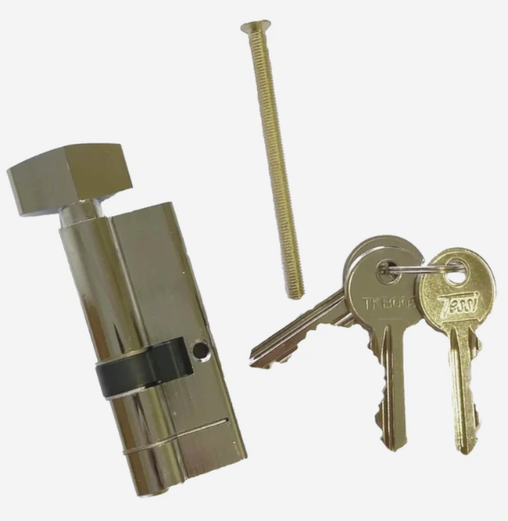 Tessi"Snap Safe"E/P Cylind.Thumb Turn 40/30 Chrome