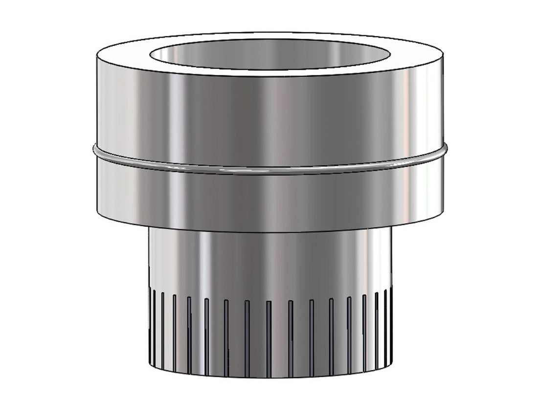 Mi Flues System 2 Start Off Adaptor 125MM-80MM