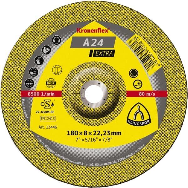 Klingspor A24 EXTRA 115X6X22 D/C GRINDING DISC