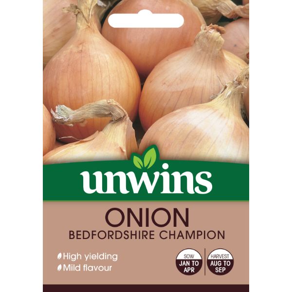Unwins Seed Packet Onion Bedfordshire Champion