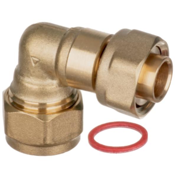 Easi Plumb1/2" Fi X C Brass Compression Swivel Elbow 327