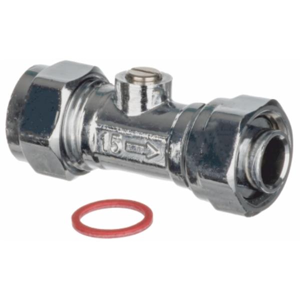 Easi Plumb 1/2" Fi. X Cu Straight Pattern Service Valve