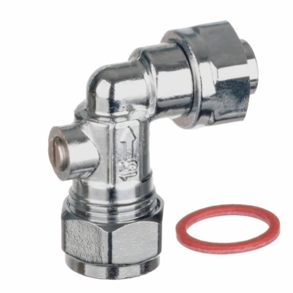 Easi Plumb1/2" Fi. X Cu Elbow Pattern Service Valve