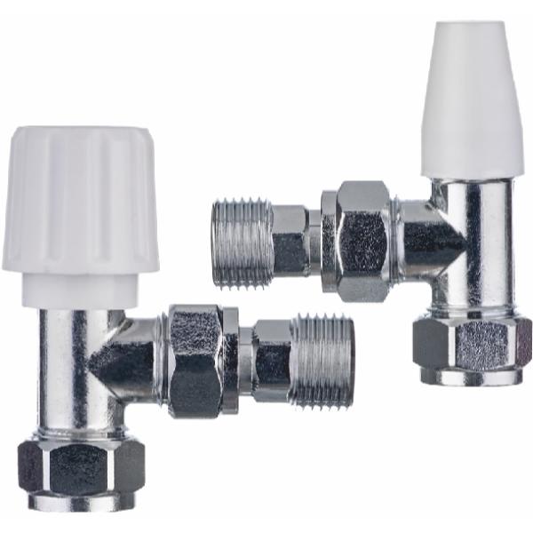 Easi Plumb Pair 1/2" Standard Radiator Valve Kit