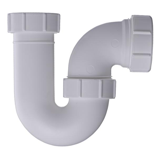 Easi Plumb 1 1/2" White Waste Running Trap - 1 1/2" Seal