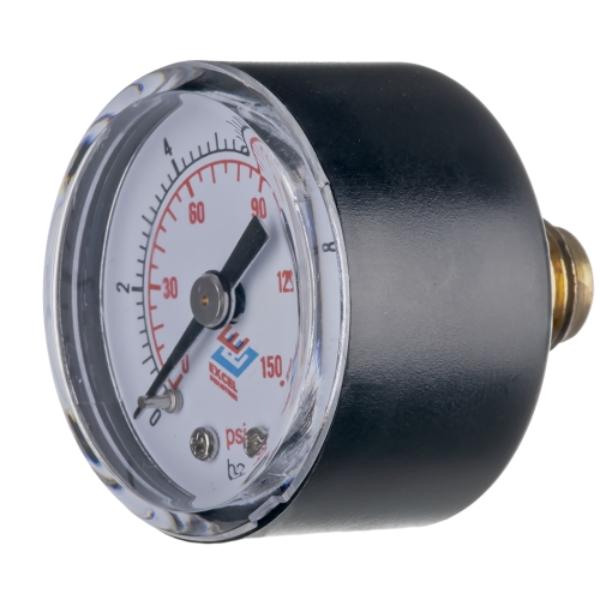 Easi Heat 1/4" Back Inlet Pressure Gauge (0-10 Bar)