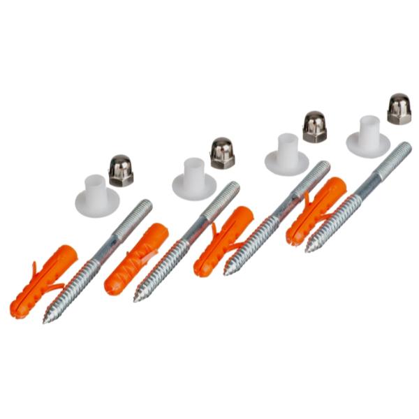 Easi Plumb Stainless Steel Wc Pan Fixing Set