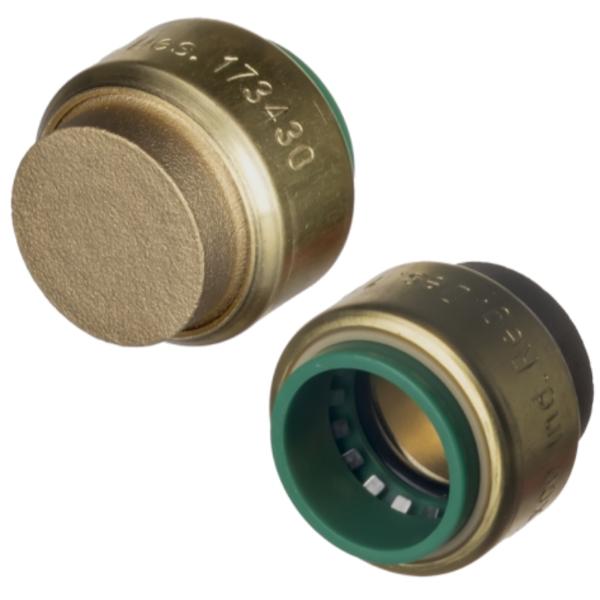 Easi Plumb 3/4" Tectite Stopend (Brass Push Fit)
