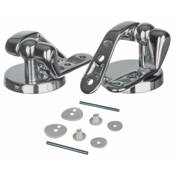 Easi Plumb Pair Of Universal Cp Toilet Seat Pillar Hinges